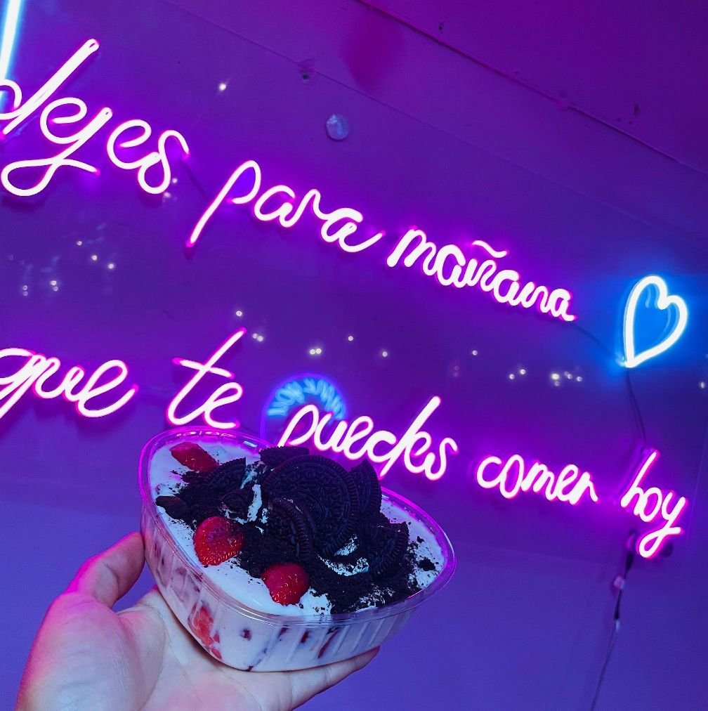 Thank You Fresas Con Crema Y Postres - Foto 1