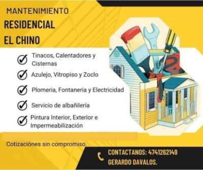 Mantenimiento Residencial El Chino