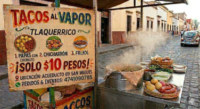 Tacos al Vapor Tlaquerrico