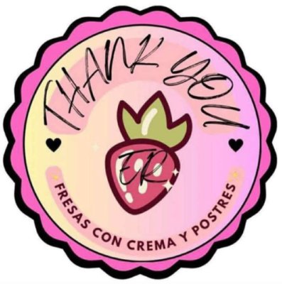 Thank You Fresas Con Crema Y Postres